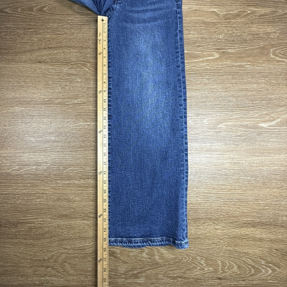 KUT From The Kloth Meg High Rise Wide Leg Crop Jeans Women's Size 00 Blue Modern - Picture 11 of 14